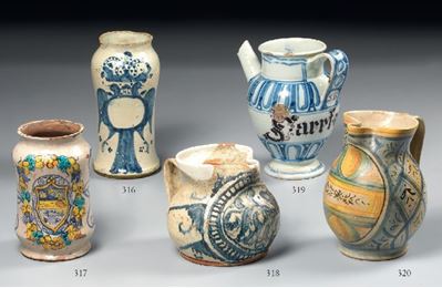 Albarello in Maiolica Policroma