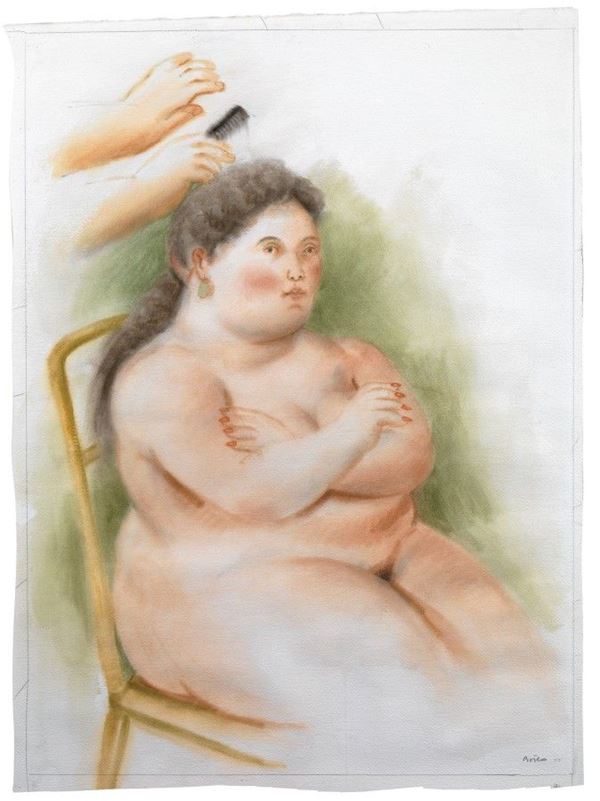 Fernando Botero - La toilette