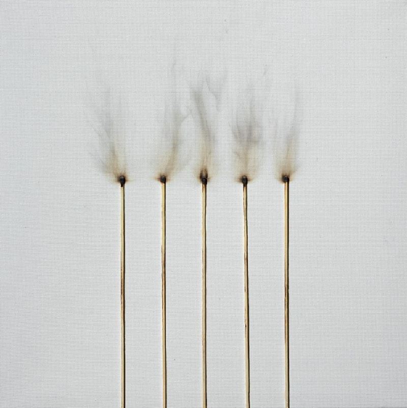 Bernard Aubertin - Dessin De Feu
