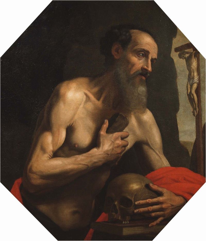 Cristofano Allori (attr. A) - San Gerolamo Penitente