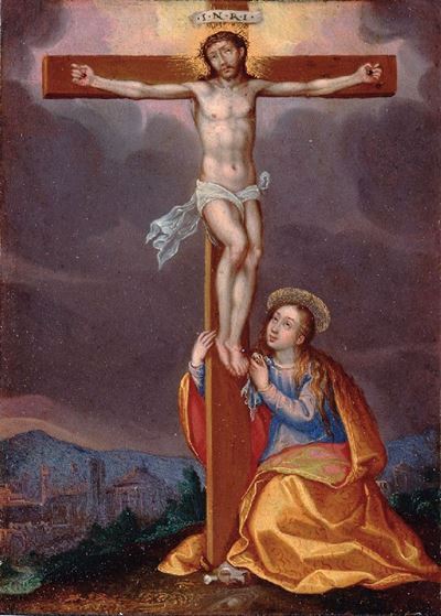 Crocifissione con la Maddalena