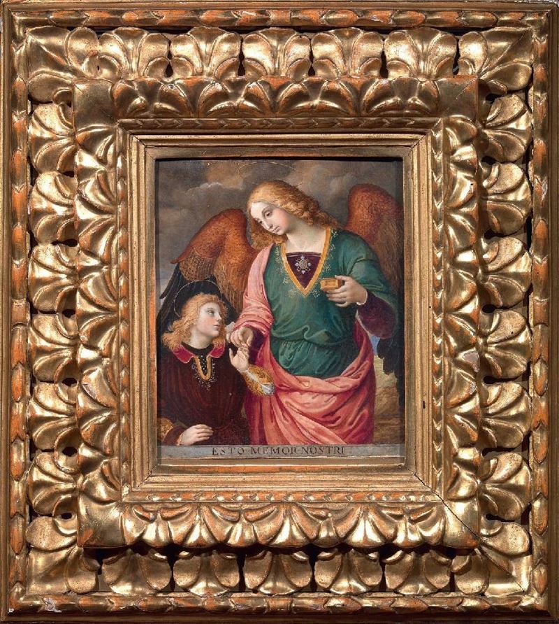 Scuola Italiana del XVIII Secolo - Angelo e Tobiolo