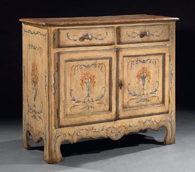 Credenzino in Legno Laccato Avorio
