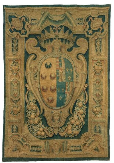 Stemma Nuziale delle Famiglie Medici e Borbone Due Sicilie