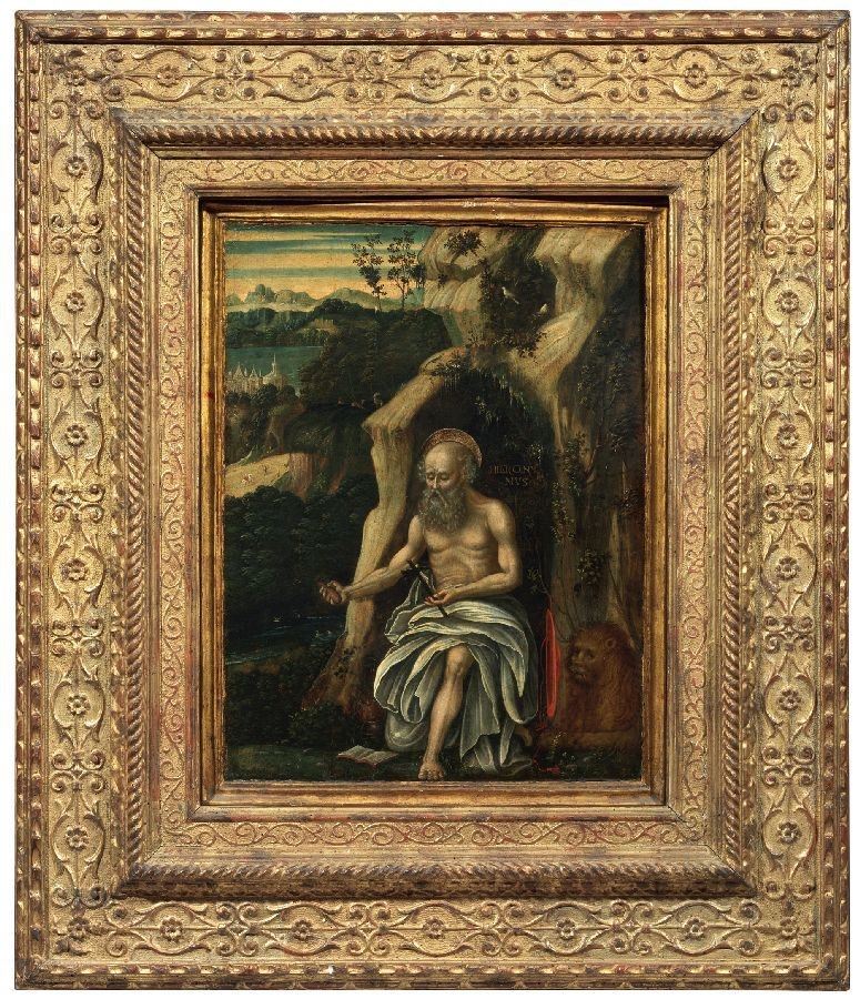 Scuola Tedesca del XVI Secolo - San Girolamo Penitente