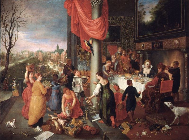 Jan Brueghel il Giovane e Hendrick Van Balen - Allegoria Dell'inverno