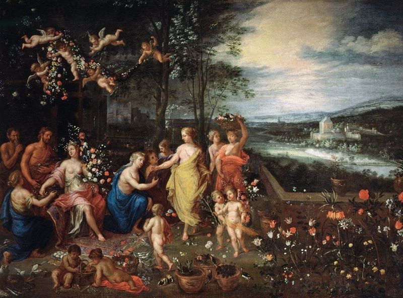 Jan Brueghel il Giovane e Hendrick Van Balen - Allegoria della Primavera