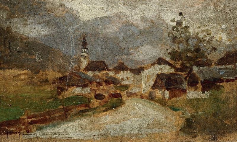 Pietro Fragiacomo - Villaggio Montano
