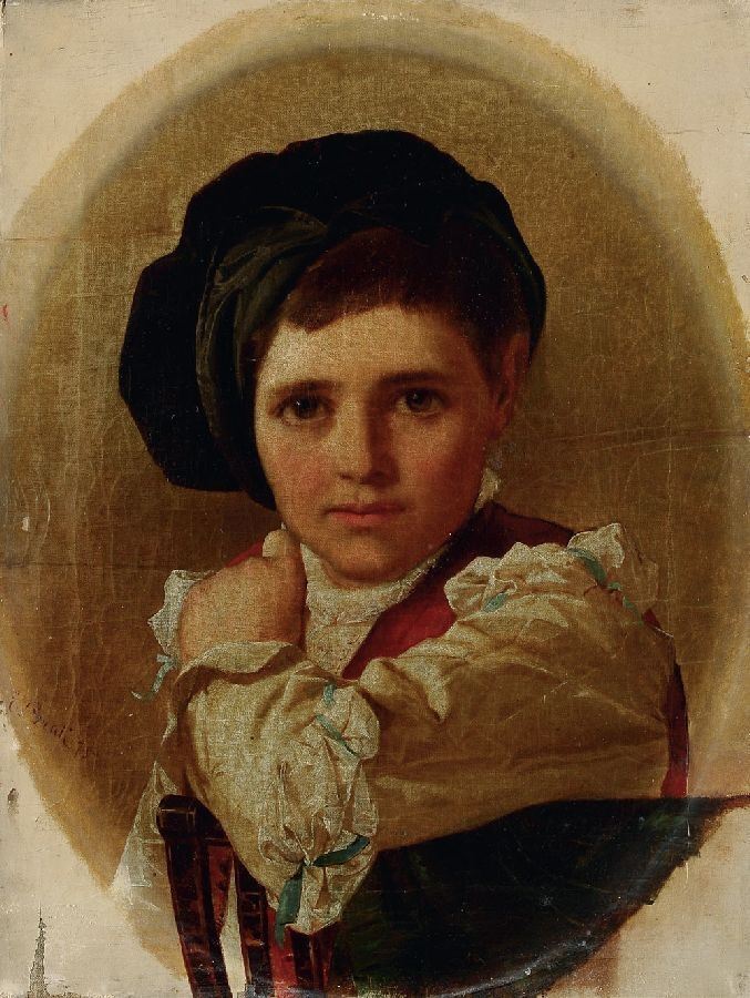 Eugenio Prati. - Ritratto di Fanciullo