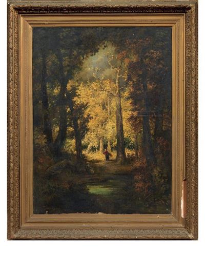 Sentiero nel Bosco con Figura