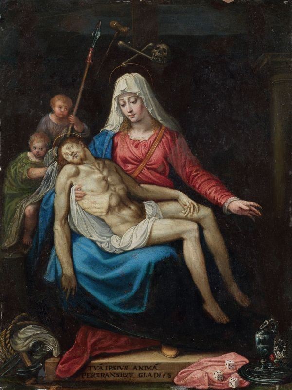 Scuola Bolognese del XVII Secolo - Pietà