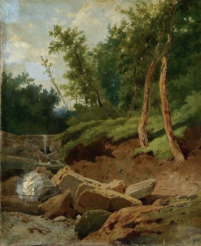 Paesaggio con Torrente