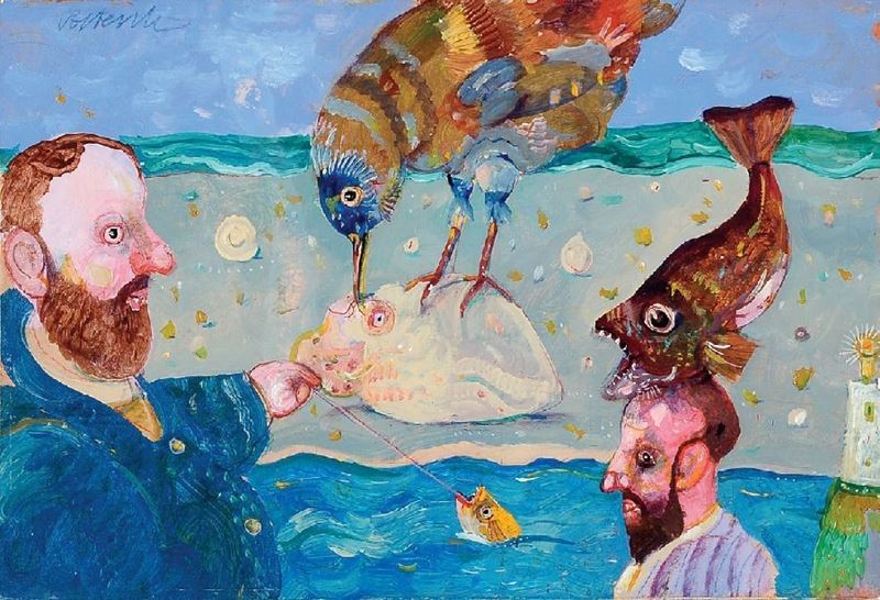 Antonio Possenti - Figure con Pesci