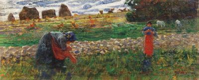 Paesaggio con Figure - le Ortolane