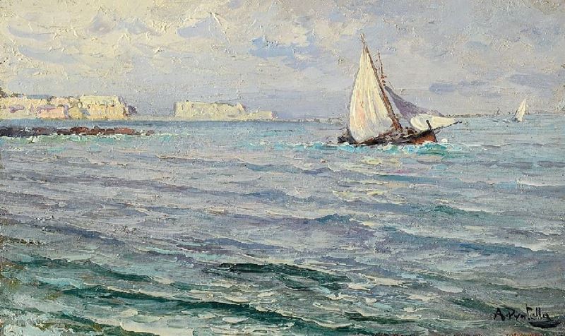 Attilio Pratella - Nel Golfo di Napoli