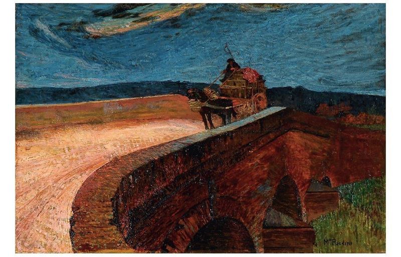 Mario Puccini - Il Ponte (il Ponte con Calesse)