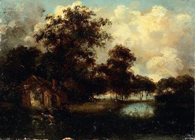 Paesaggio con Casa