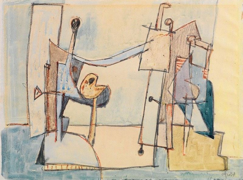 Basaldella Afro - Composizione