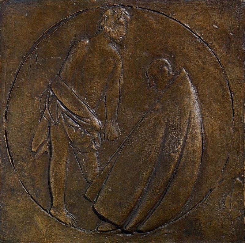 Giacomo Manzù - Soldato con Cardinale