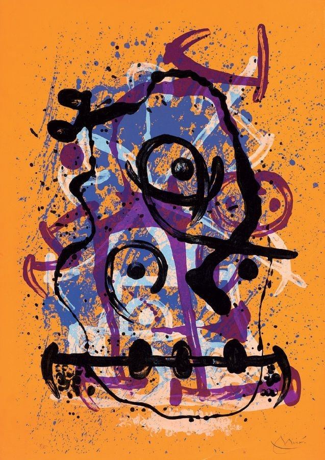 Joan Miró - Cabalgata - Naranja