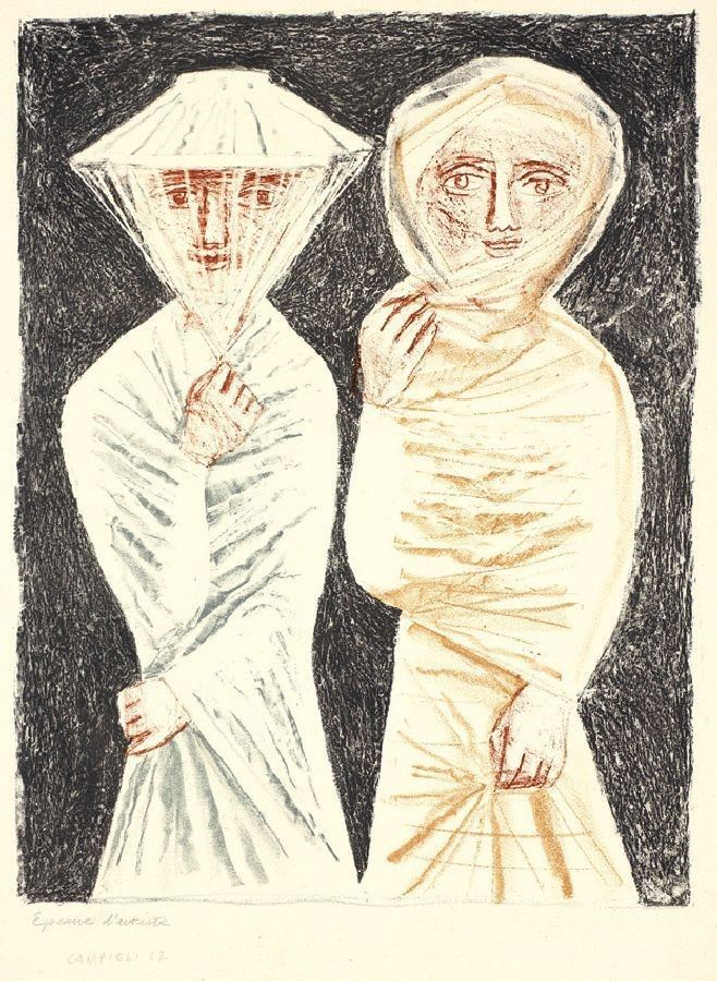 Massimo Campigli - La Passeggiata