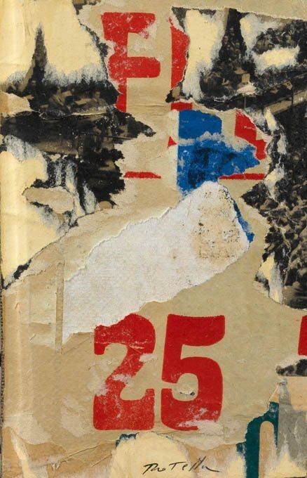 Mimmo Rotella - Senza Titolo