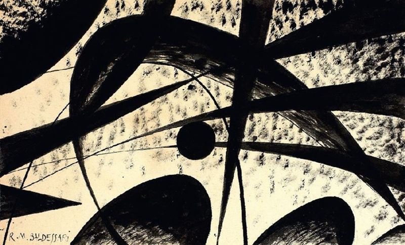 Roberto Marcello (iras) Baldessari - Forze Opposte - Masse Compenetranti 2°
