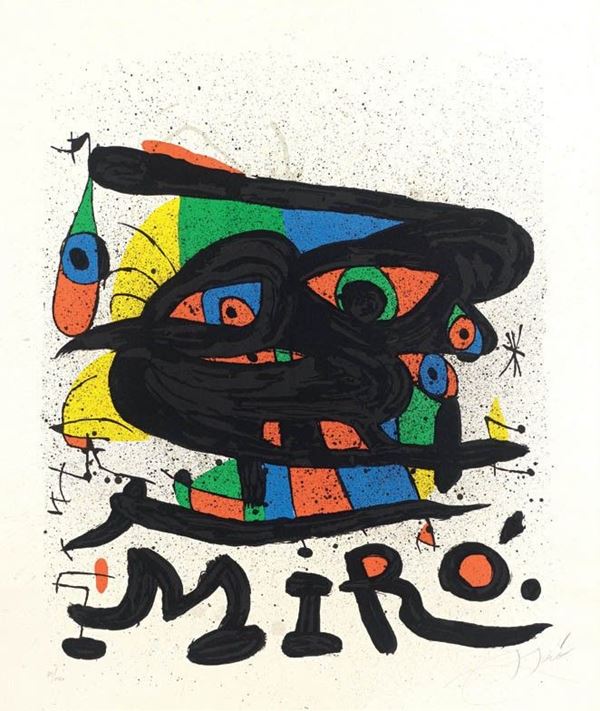 Joan Mir&#243; - Manifesto per l'esposizione «Miró sculptures»