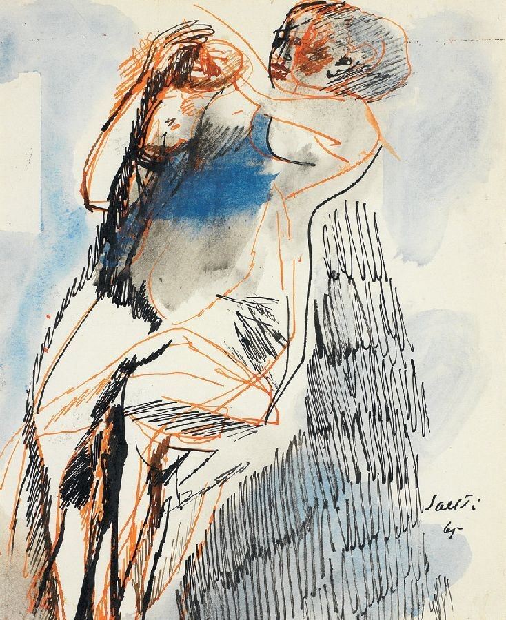 Bruno Saetti - Lotto di Tre Disegni