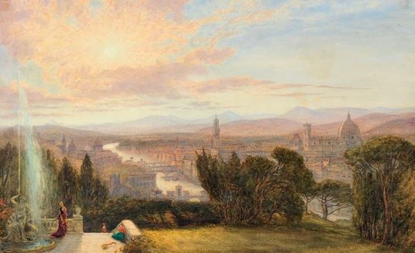 John Henry Bradley - Veduta di Firenze