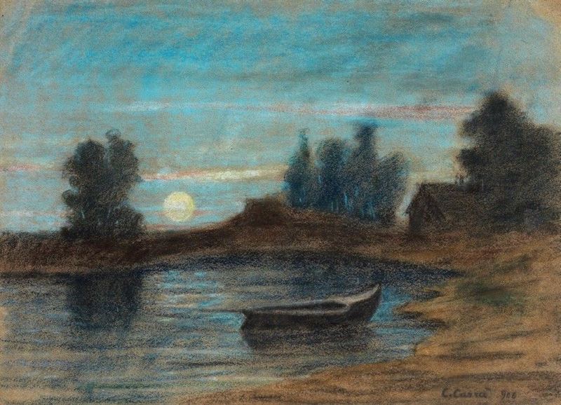 Carlo Carrà - Paesaggio