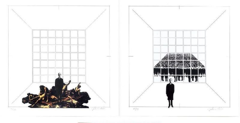 Giulio Paolini - Teorema (portfolio di Due Grafiche)
