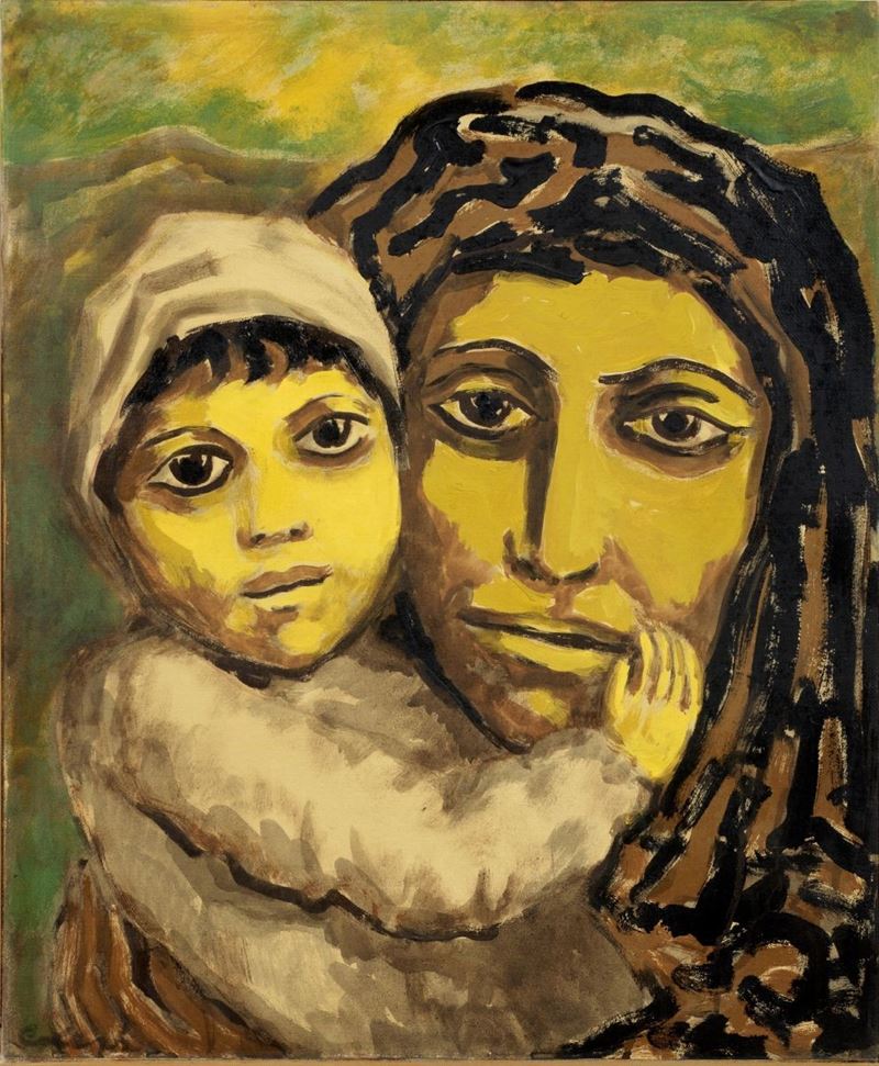 Carlo Levi - Donna con Bambino