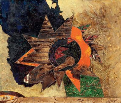 Uccello in un Fiore