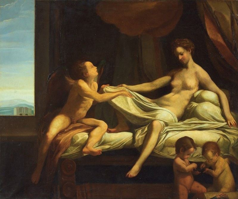 Virgilio Guidi - Danae (dal Correggio)