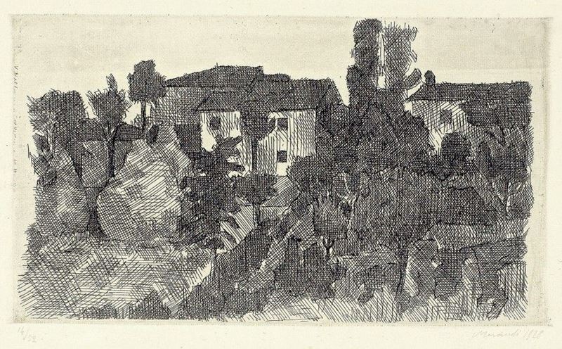 Giorgio Morandi - Il Poggio di Sera