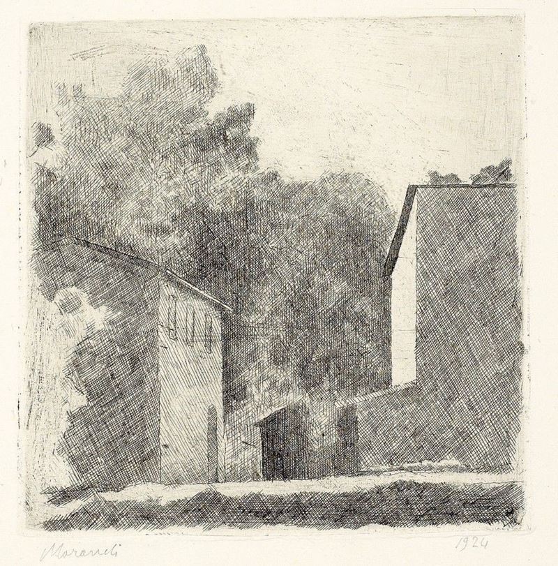 Giorgio Morandi - Paesaggio (chiesanuova)