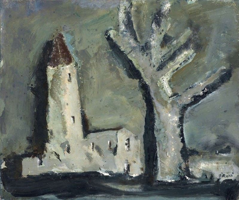 Mario Sironi - Chiesa in Periferia
