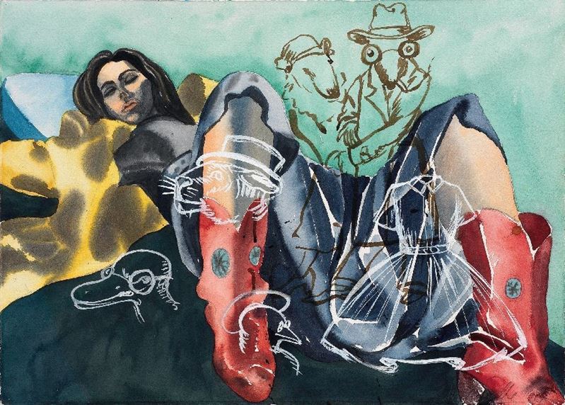 David Salle - Boots