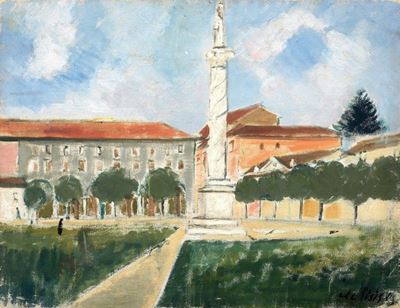 Piazza Ariostea a Ferrara