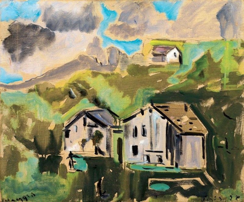 Filippo De Pisis - Paesaggio di Muggio