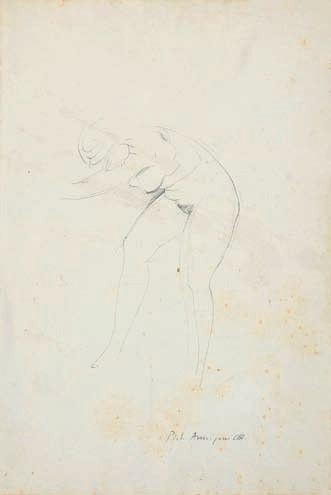 Pietro Annigoni - Lotto di tre «Studi di nudo»