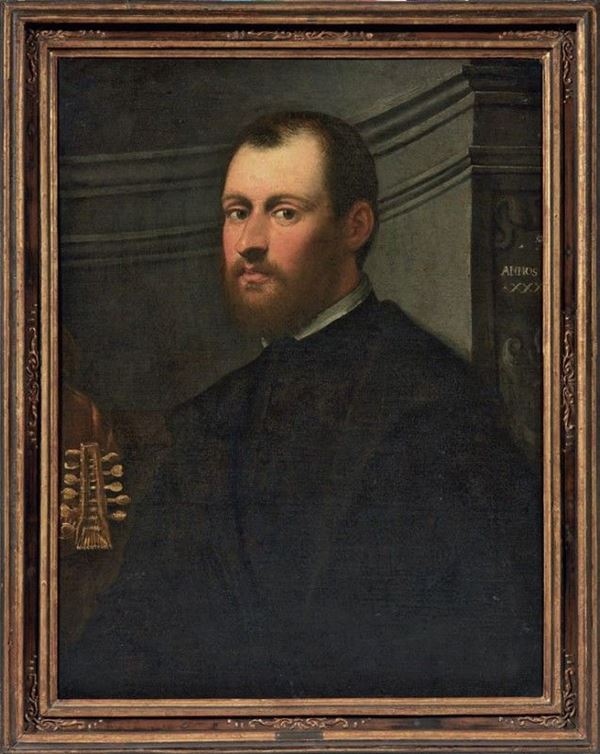 Domenico Robusti detto Tintoretto (attr. a) - Ritratto di musicista