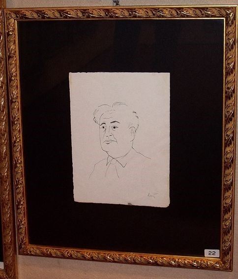 Enrico Baj - Ritratto di Carlo E. Accetti