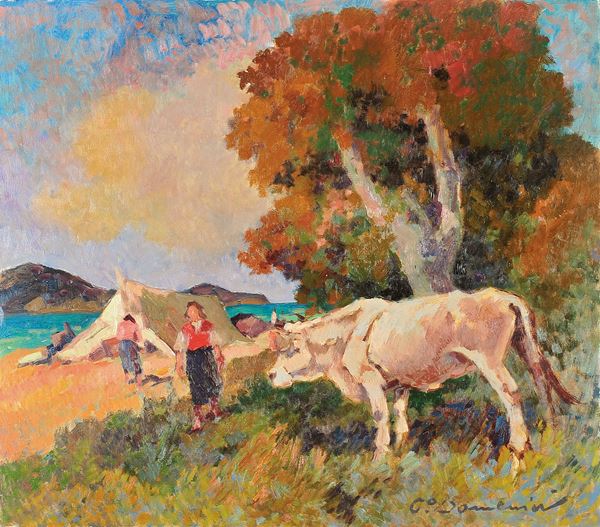 Carlo Domenici - La mucca bianca
