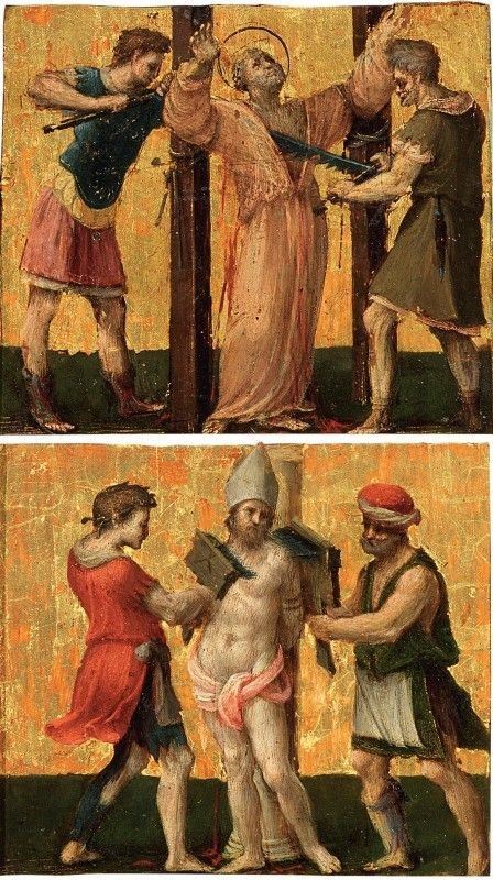 Scuola Protomanierista Fiorentina - «martirio di Santo» e «martirio di Vescovo»