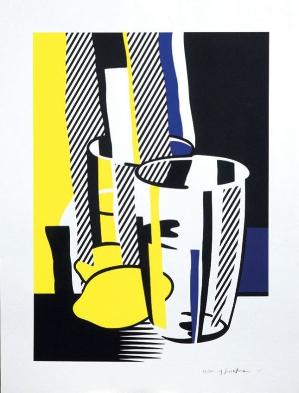Roy Lichtenstein : Before the Mirror  (1975)  - Litografia con serigrafia a colori su carta Rives, es. 38/100 - Auction Dipinti disegni sculture grafica Arte Contemporanea - I - Casa d'aste Farsettiarte
