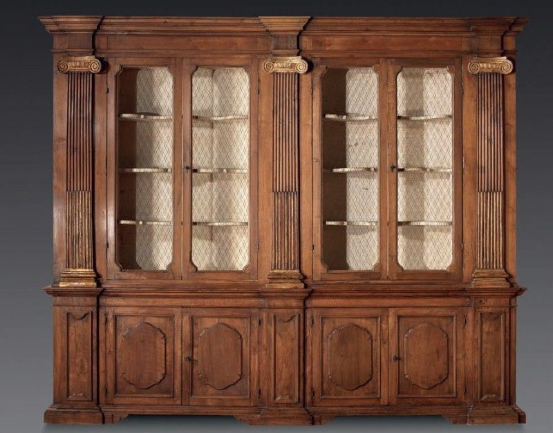 Libreria in Legno di Noce