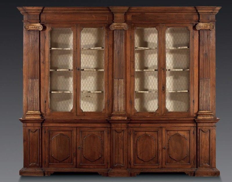 Libreria in Legno di Noce