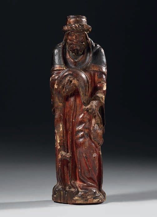 Scultura Lignea Policroma Antica